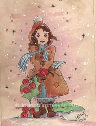 Christmas Woodland Elf by Joanna Bromley